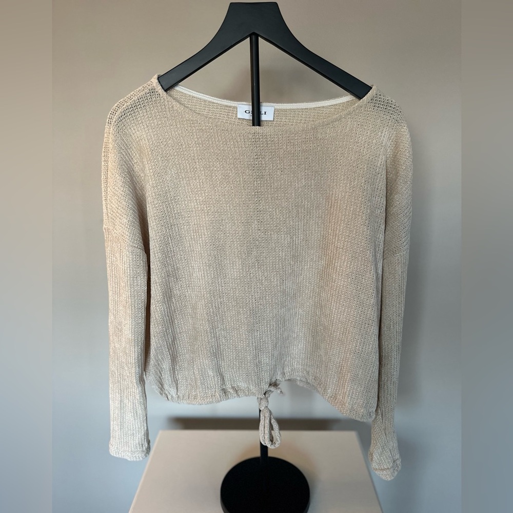 Gilli Light Beige Crew Neck Sweater